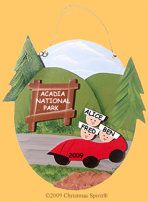 National Park Car Family of 3 Plaque