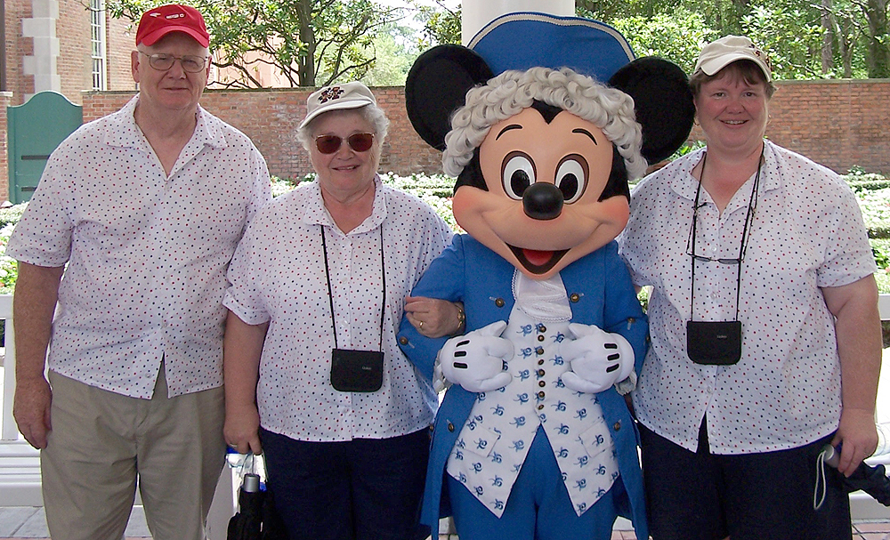 Ed, Dawn and Nancy in Disney World&reg;